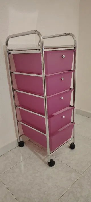 Carrito cajonera 5 cajones con ruedas