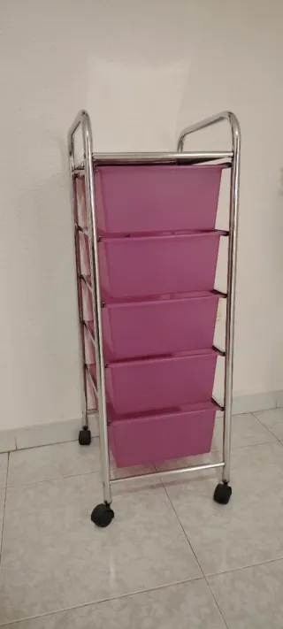 Carrito cajonera 5 cajones con ruedas