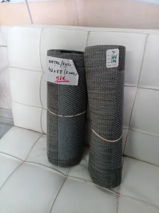 3 unidades Liquidación alfombras gris y turquesa