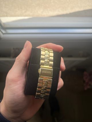 Reloj Seiko Dorado Clásico