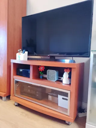 Conjunto comedor color cerezo