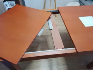 Conjunto comedor color cerezo