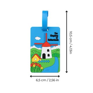 Lote 7 etiquetas de equipaje de viaje