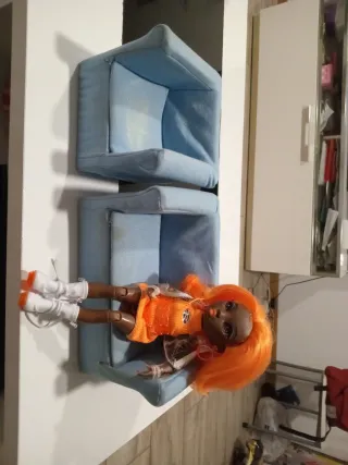 Muebles para muñecas, 2 sillones