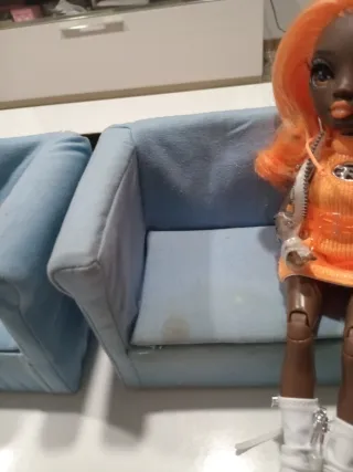 Muebles para muñecas, 2 sillones