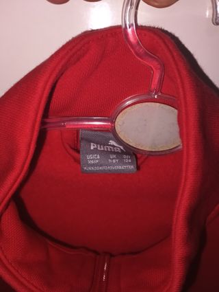 Sudadera Puma Talla 7/8 Años Niño/Niña