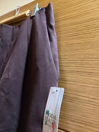 Pantalones Talla Grande Marrón