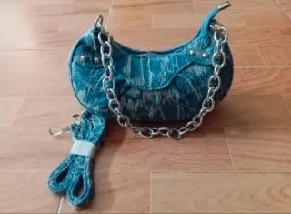 Bolso vaquero azul denim con 2 correas! (NUEVO!)