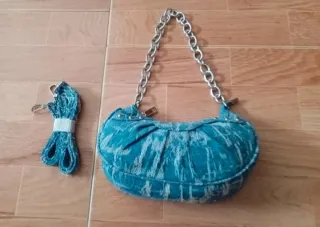 Bolso vaquero azul denim con 2 correas! (NUEVO!)
