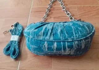 Bolso vaquero azul denim con 2 correas! (NUEVO!)