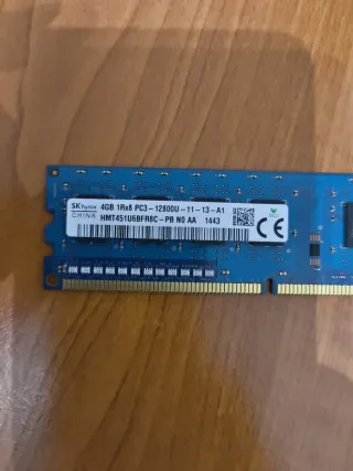 Memória RAM SK hynix 4GB PC3-12800U