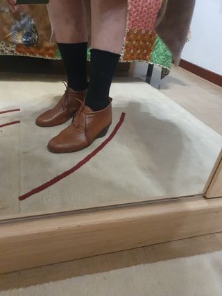 Botines piel marrones talla 41