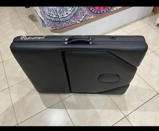 Camilla plegable negra