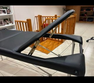 Camilla plegable negra