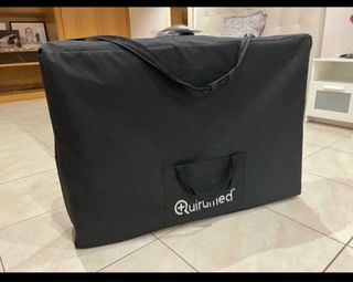 Camilla plegable negra