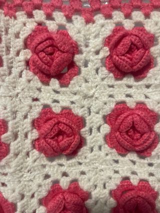 Copertina uncinetto fatta a mano 50x64(sc29)