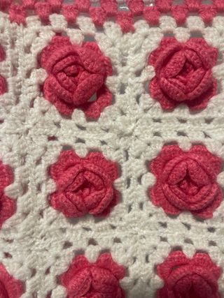 Copertina uncinetto fatta a mano 50x64(sc29)