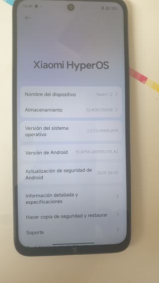 Xiaomi Redmi 12 256GB Nero 8+4GB RAM