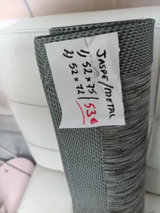 2 Alfombras Vinilo Teplon Gris