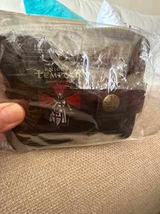 Cartera monedero Caballero Templario