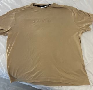 Camiseta Calvin Klein Beige Talla M