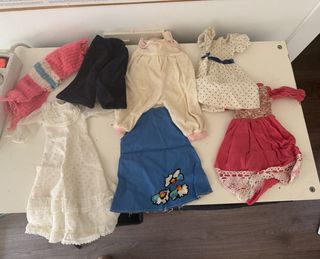 Lote Ropa Muñecas Vintage Años 70/80