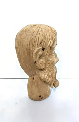 Testa Polifemo Scultura Legno