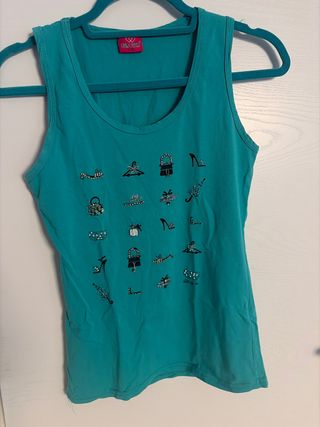 Canotta Pinky Girls Turchese Taglia S