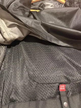 Chaqueta Moto Mujer Negra