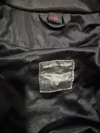 Chaqueta Moto Mujer Negra