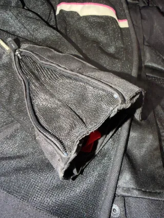 Chaqueta Moto Mujer Negra