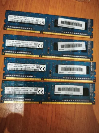 4x 4GB SK Hynix DDR3 RAM PC3-12800