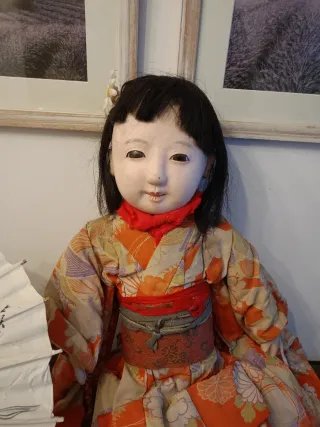 Muñeca japonesa Ichimatsu antigua