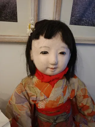 Muñeca japonesa Ichimatsu antigua