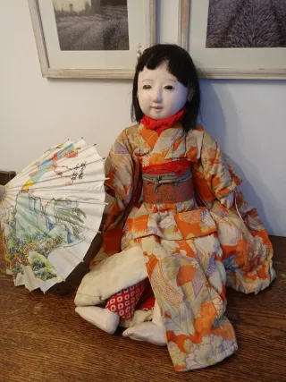 Muñeca japonesa Ichimatsu antigua