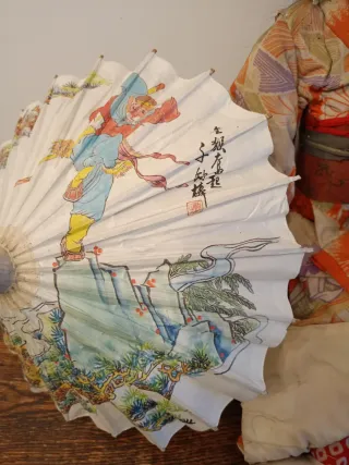 Muñeca japonesa Ichimatsu antigua