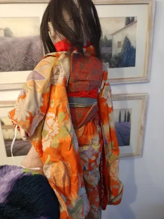 Muñeca japonesa Ichimatsu antigua