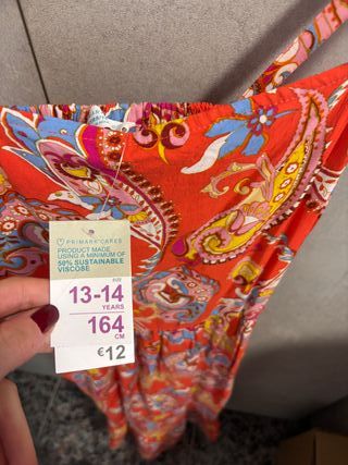 Vestido largo estampado floral verano