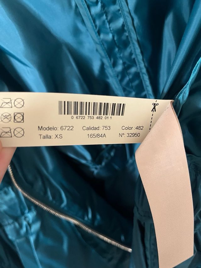 Abrigo fino Massimo Dutti azul marino Talla XS