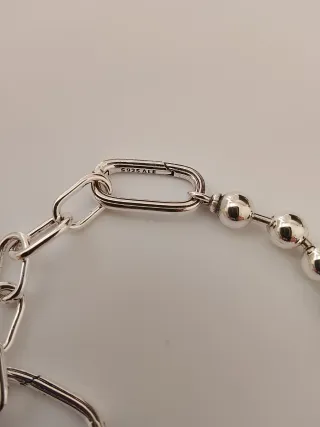 Pulsera eslabones y bolitas