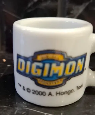Mini Tazza Ceramica Digimon Vintage 2000