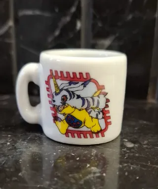 Mini Tazza Ceramica Digimon Vintage 2000