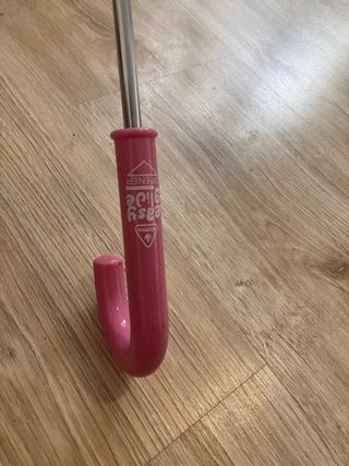 Paraguas Fulton UK Transparente Unicornios Rosa