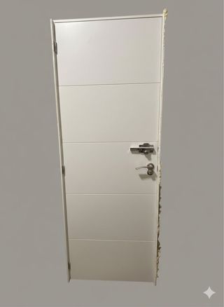 Puerta blanca moderna
