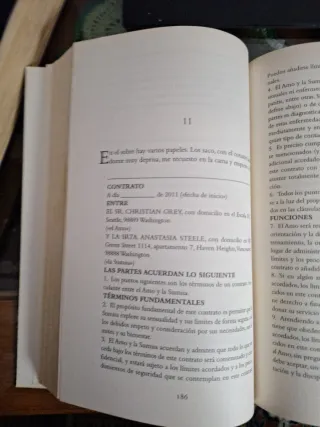 Lote 2 libros de la trilogía (Cincuenta sombras)