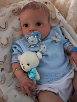 Reborn ojos de cristal realizado con genesis