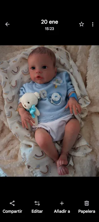 Reborn ojos de cristal realizado con genesis