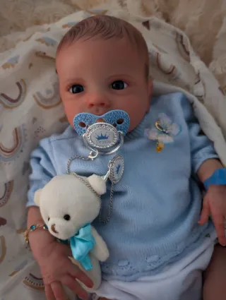 Reborn ojos de cristal realizado con genesis