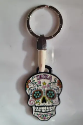 Llavero Calavera Ibiza Estilo Hippie