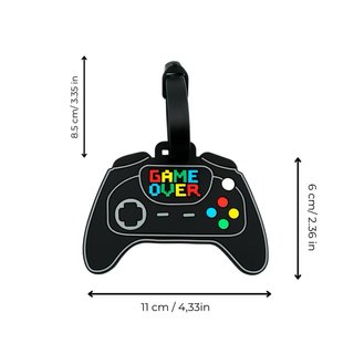 Etiqueta para maleta de mando de videojuego 2unid